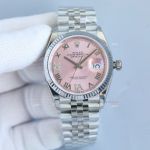 Clean Factory Rolex Datejust 3235 Pink Face Watch 36mm